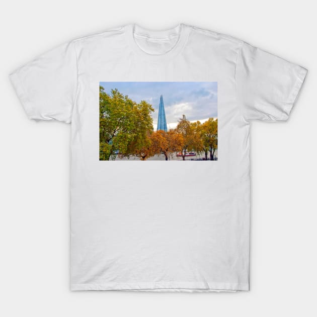 The Shard London Bridge Tower Southwark T-Shirt by AndyEvansPhotos